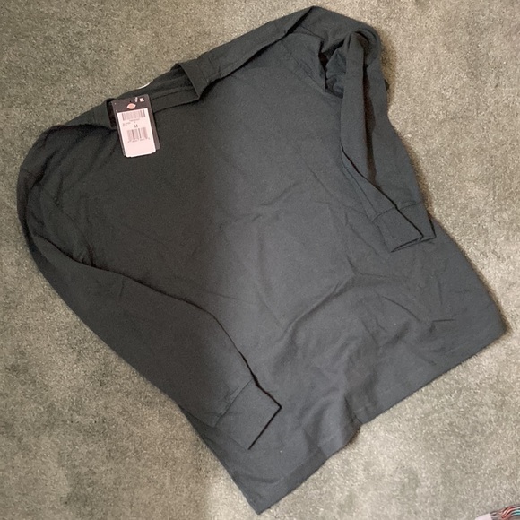 Dickies Hunter Green Long-sleeved Henley - Medium with tags - Never worn - Picture 4 of 5